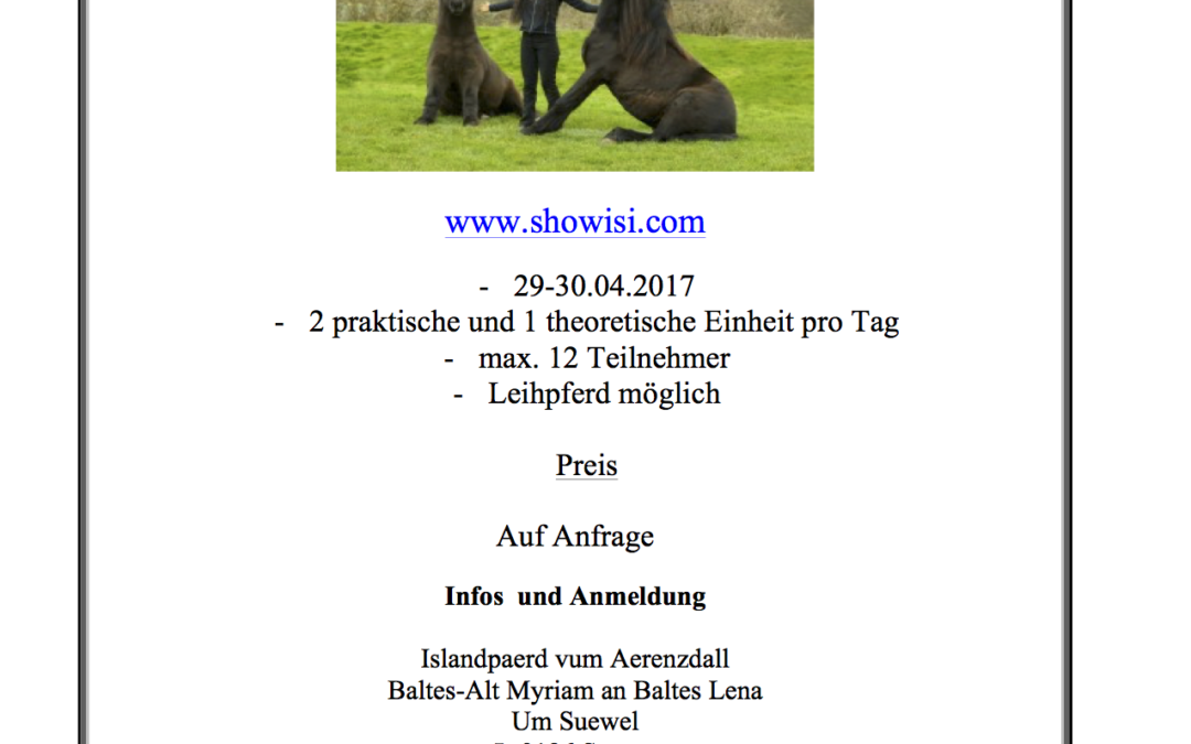 Bodenarbeit/Zirzensik mit Dr. Stefanie Stöcker