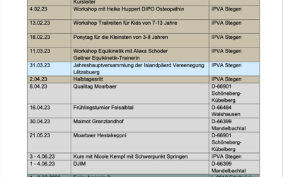 Vielseitiges Programm 2023